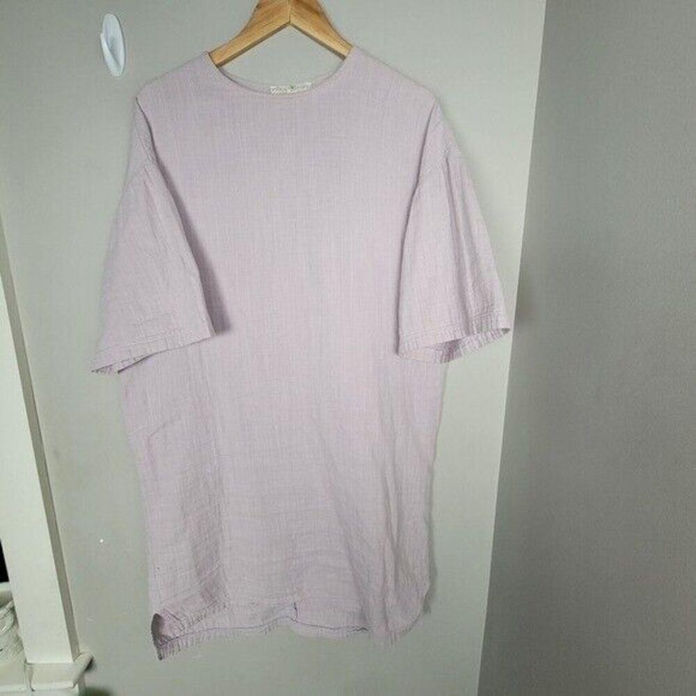 Mimu Maxi Lilac Cotton Gauze Drift Dress Small